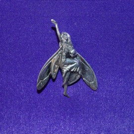 Fairy dancing with orb pendant